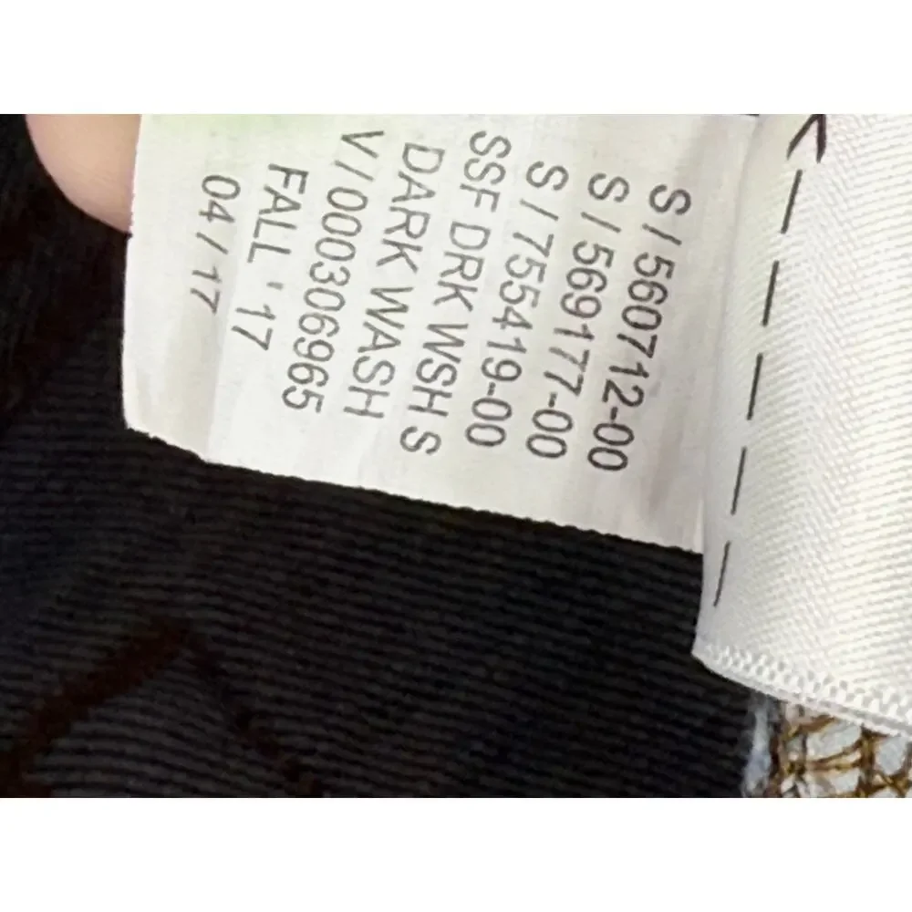 GapKids 1969 Original Straight Leg Jeans Dark Wash Size 14 Regular Adjustable